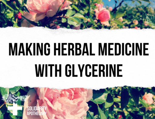 Making Herbal Medicine with Glycerine Workshop